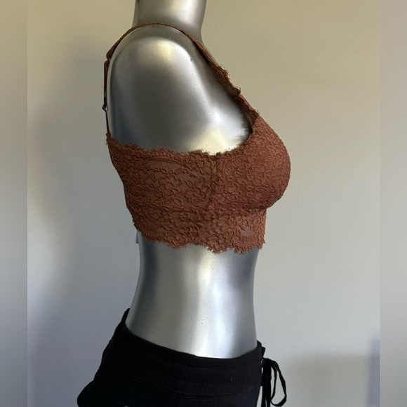 🆕Women’s Aerie Brown Padded Bralette - Picture 5 of 15